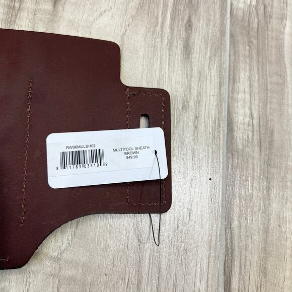Rolfs Multitool Brown Sheath for Belt, Leather EDC Pocket Organizer for Men - Picture 5 of 11
